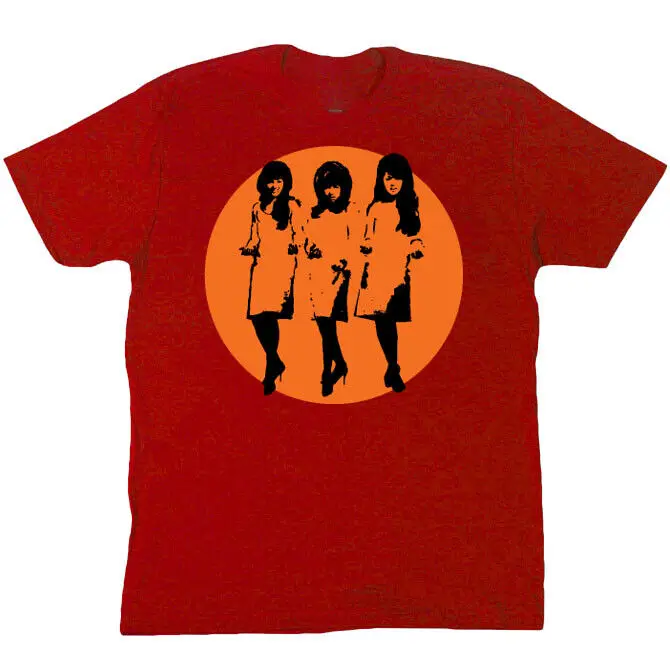 The Ronettes Girl Band Graphic T-shirt Red Unisex Tee All Sizes 1F913