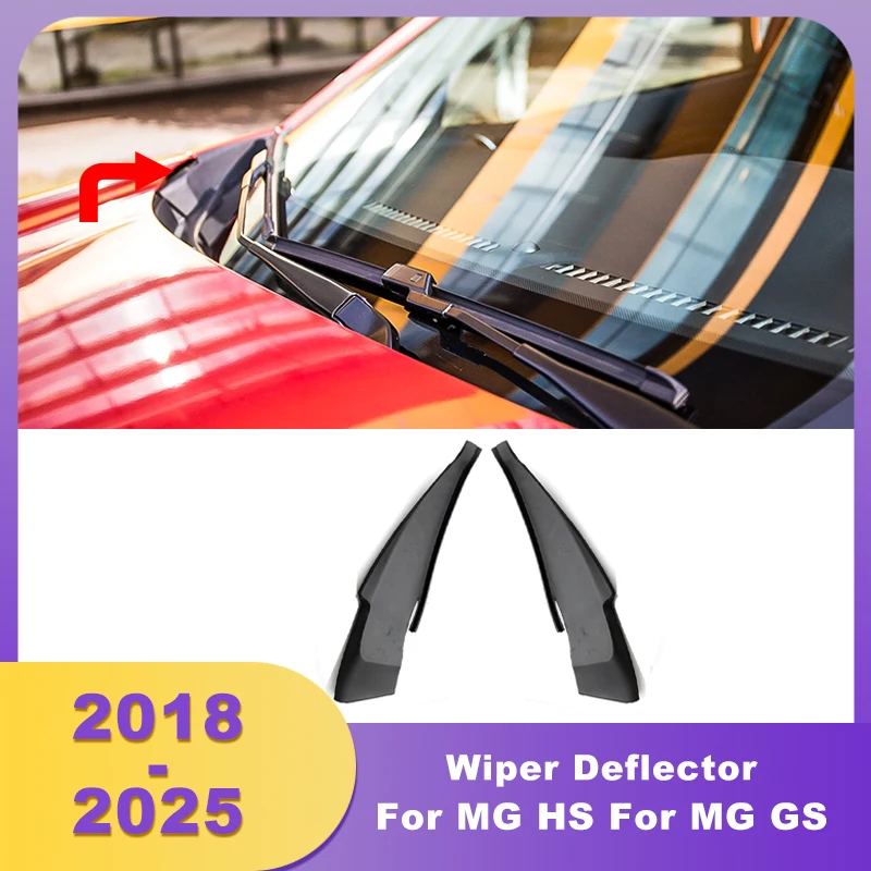 

Front Windshield Side Wiper Deflector Cover Cap Windshield Water Collecting Plate Wrap Corner Trim For MG HS For MG GS