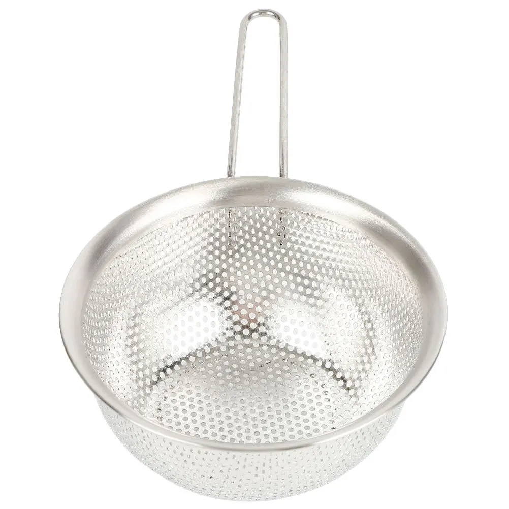 

Stainless Steel Household Strainer Basket Fine Mesh Vegetable Fruit Drain Basket Kitchen Rice Washer Colander Cooking Drainer