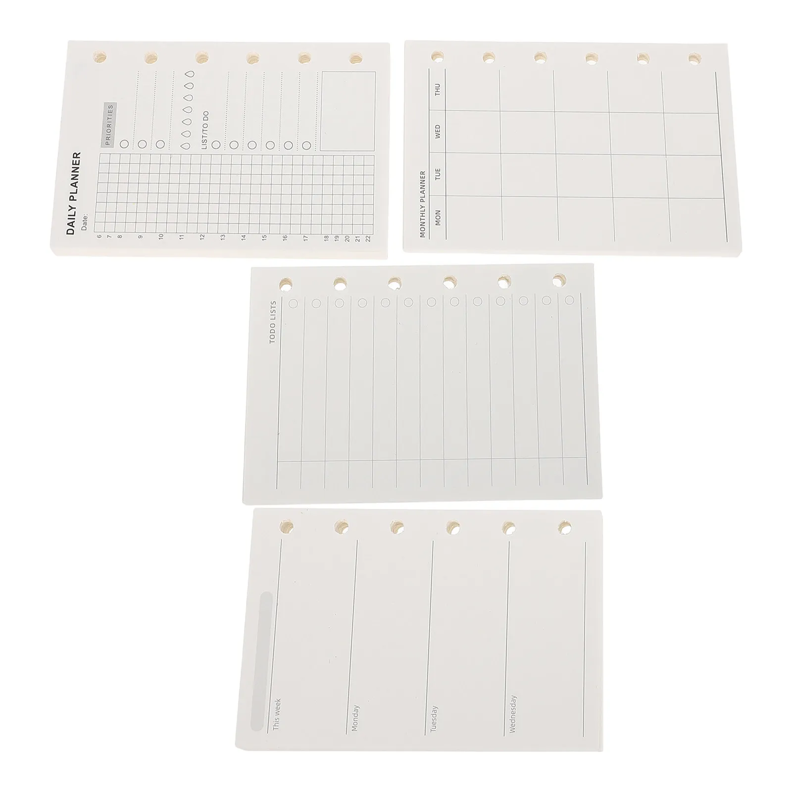 A5 Size 120 Sheet Dot Grid Paper Refill for Planner Notebook Replacement Pages Handmade Diary Stationery Craft
