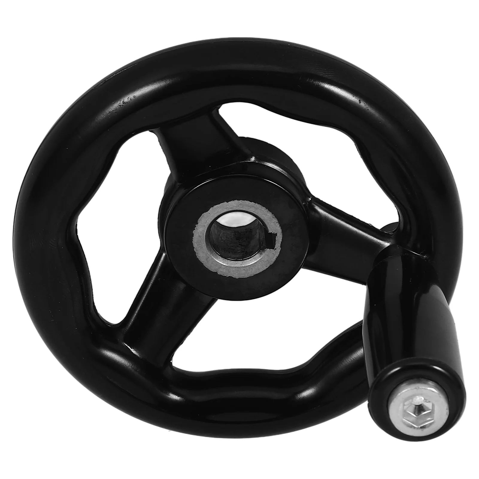 Machine Tool Rotary Handle Three Spoke Crank Revolving Wheel Handles Lathe Accessory Bakelite