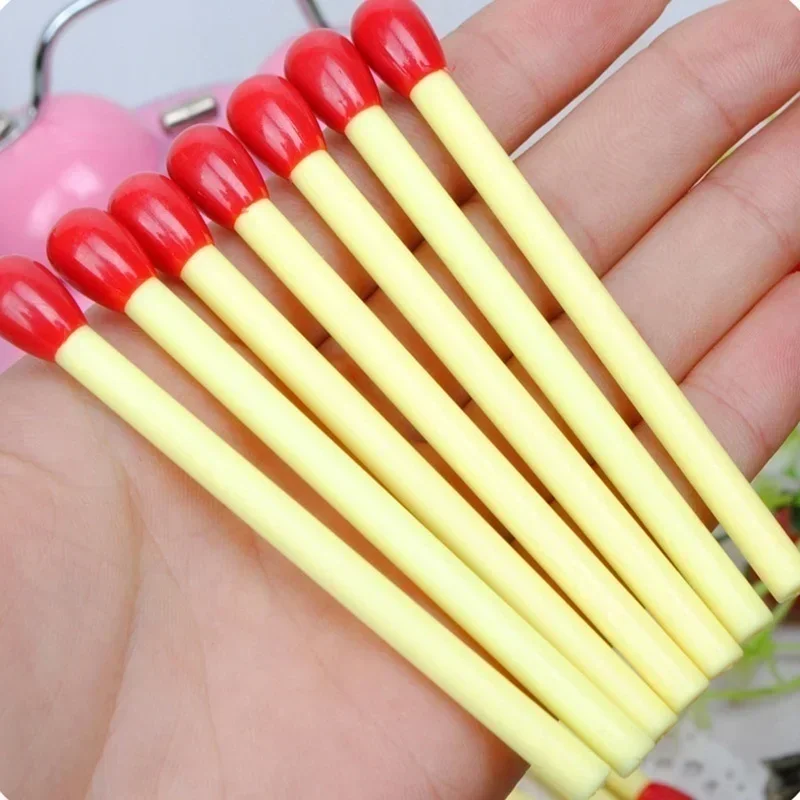 2026 10PCS/set Funny Match Shaped Ballpoint Pen Creative Matches Rollerball Pens Novelty Pens for Office School Supplies