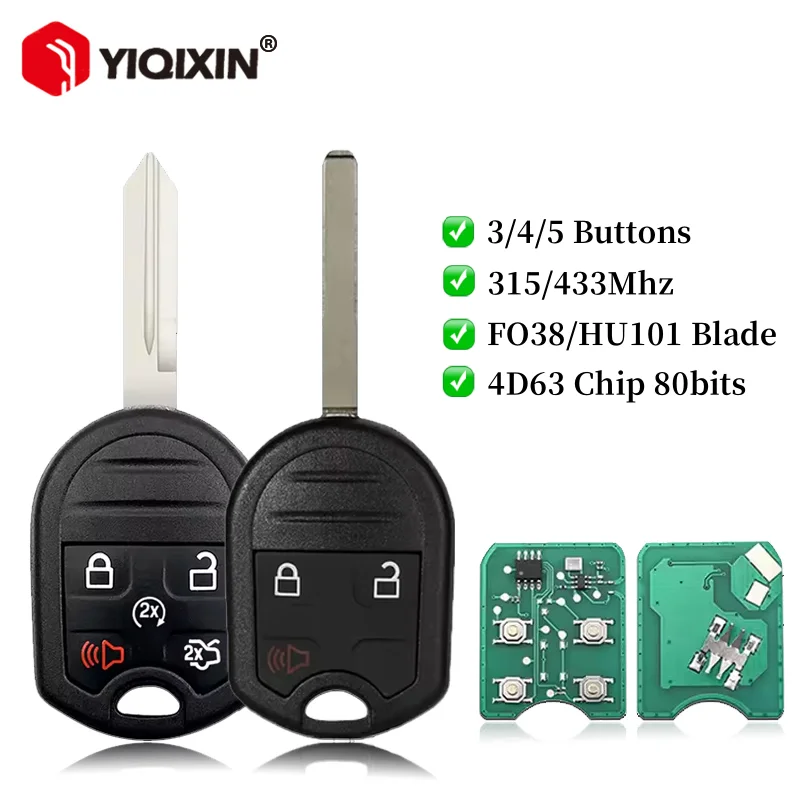 315/433MHz Remote Car Key For Ford Escape Edge Expedition Explorer Ranger Flex Fusion Mustang Taurus Mazda Tribute CWTWB1U793