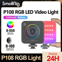 SmallRig P108 RGB LED Video Light 2700K-6500K Photography Light Portable Studio Photo Lamp Mini Camera LIght for Tiktok Youtube