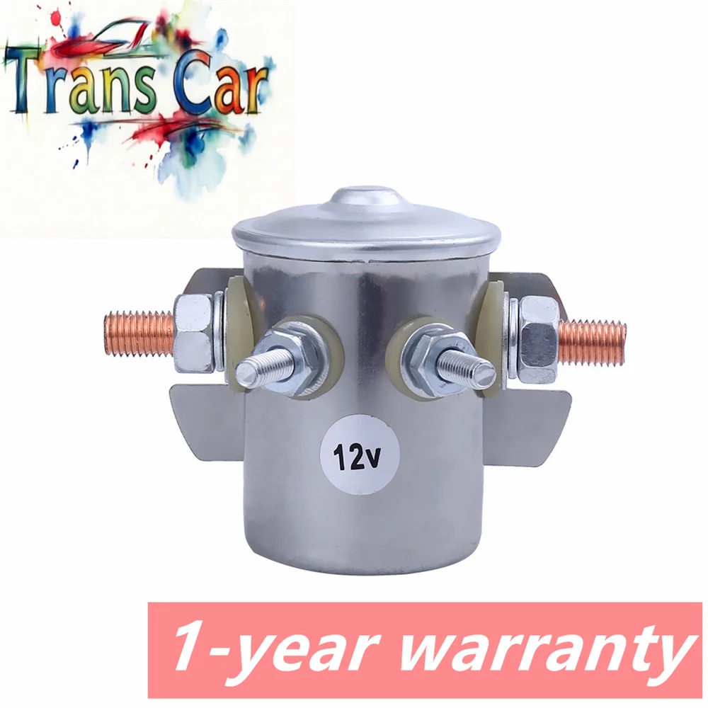 70-111224 Continuous 12VDC Solenoid Relay Nickel-Plating Carts 3635820 Winch For Golf Carts Marine In Rush MAX 300A Duty 1114208