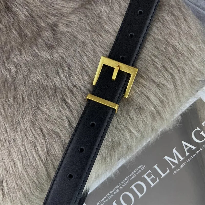 여성 패션 골드 버클 정품 가죽 코르셋 여성 Cummerbund 코트 허리띠 드레스 Decration 좁은 벨트 J1397