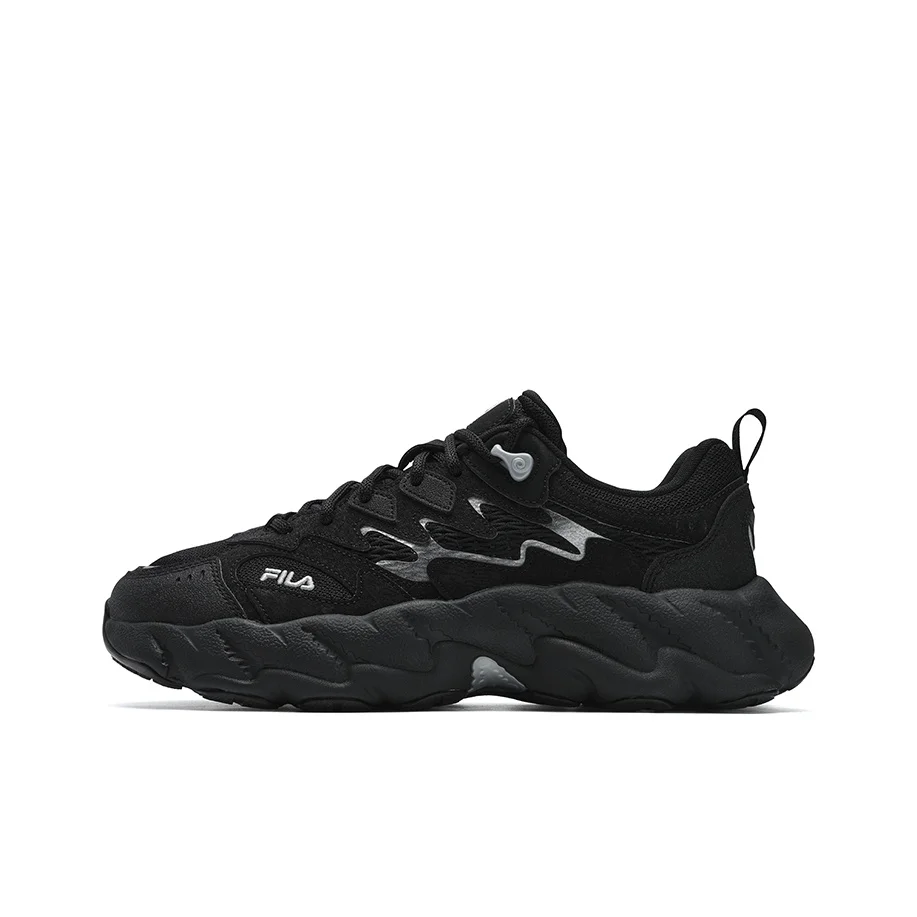 FILA FERN 2.0 Height Increasing Low top Chunky Sneakers Men's Black F12M511101FBD
