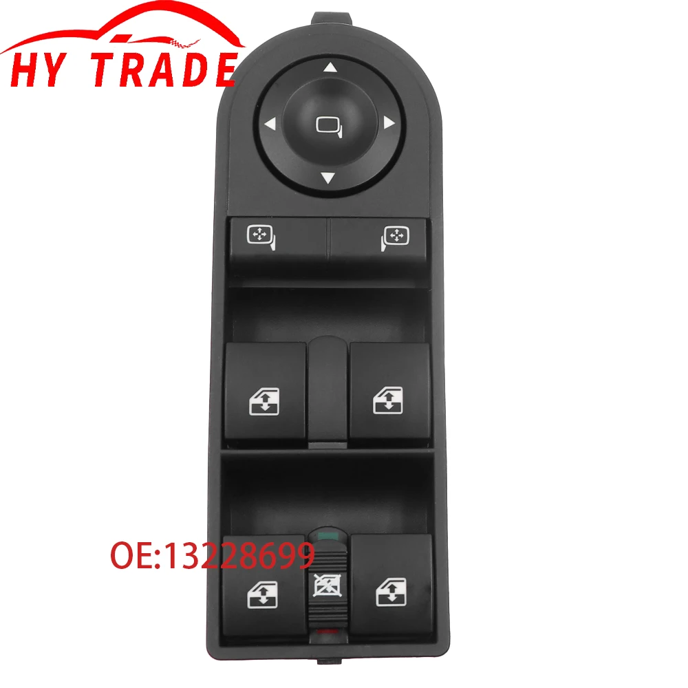 Vauxhall Opel Astra H Zafira Window Control Switch Button 62 40 447 13215153 Kombi Stufenheck TwinTop 2004-2015 Replacement Part