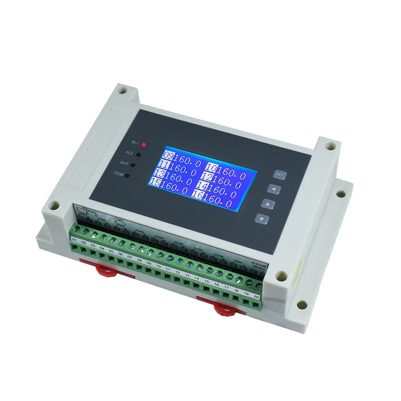 8/16 pt100 multi-channel isolated thermocouple thermal resistance temperature acquisition module