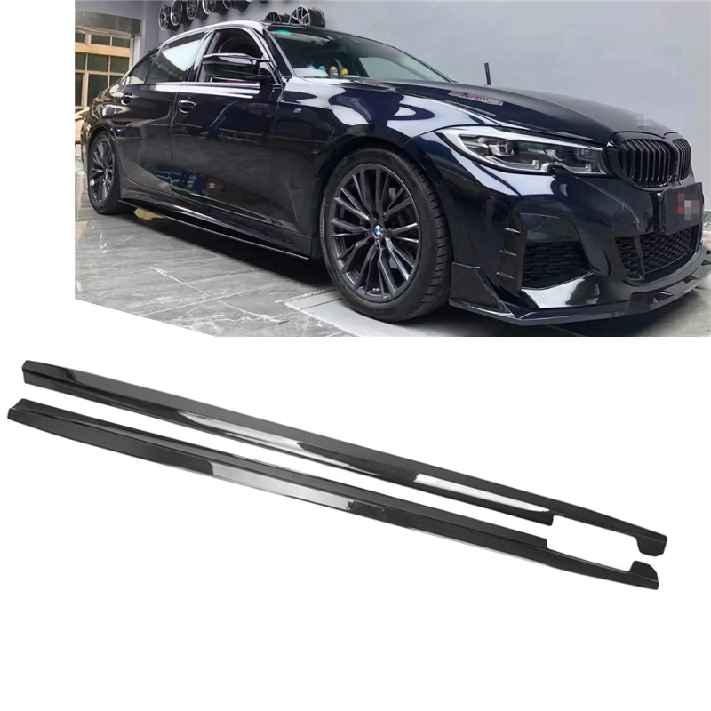 

AC Style Carbon Fiber Side Skirt For BMW3 Series G20 Gloss Black Carbon Fiber Side Skirt 2020+ G20 Side Skirts