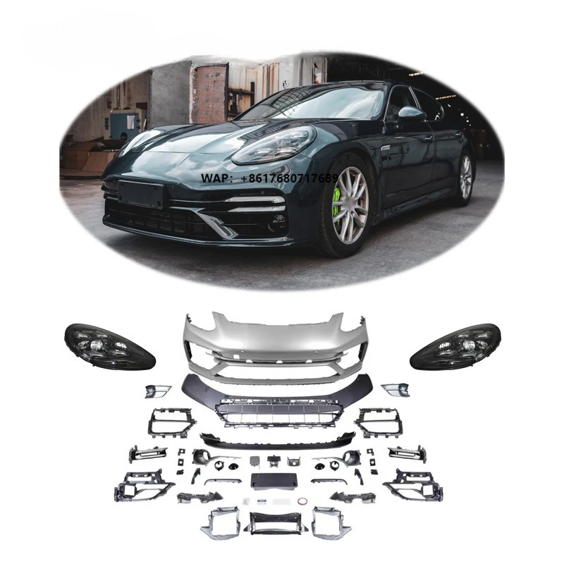 

[1979] Modified Bumper 2009-2016 970.1 970.2 Headlights Bodykit Upgrade to 971 Turbos Style Body Kit for Panamera 970