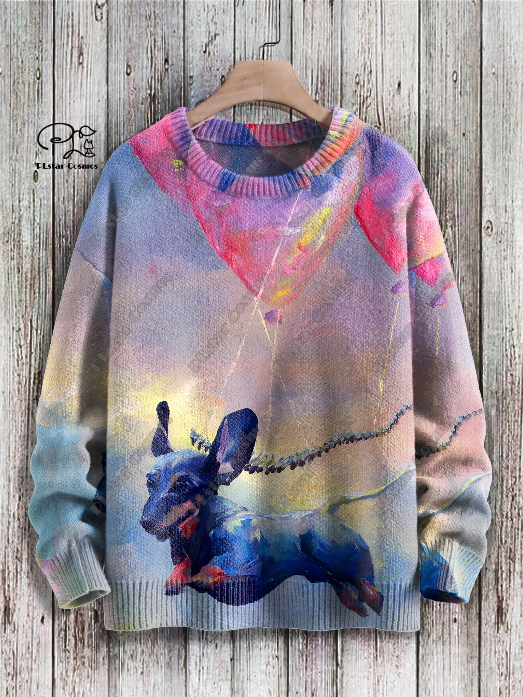 Plstar Cosmos Nieuwe 3d Geprinte Dieren Serie Schattige Kat En Hond Cheetah Patroon Lelijke Trui Winter Straat Casual Unisex