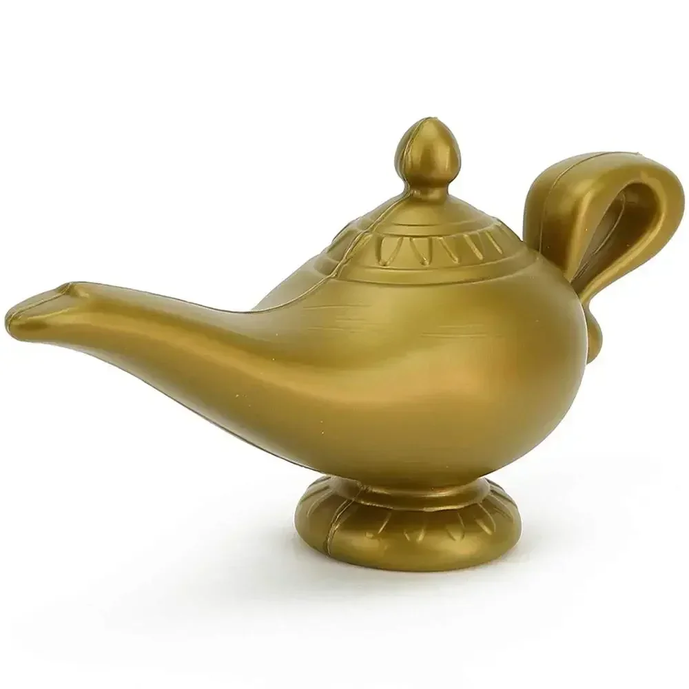 Aladdin Lamp Figure Cosplay Magic Halloween Christmas Panto Aladdin Lamp Tea Pot Cartoon Genie Lamp Movie Home Party Decorations