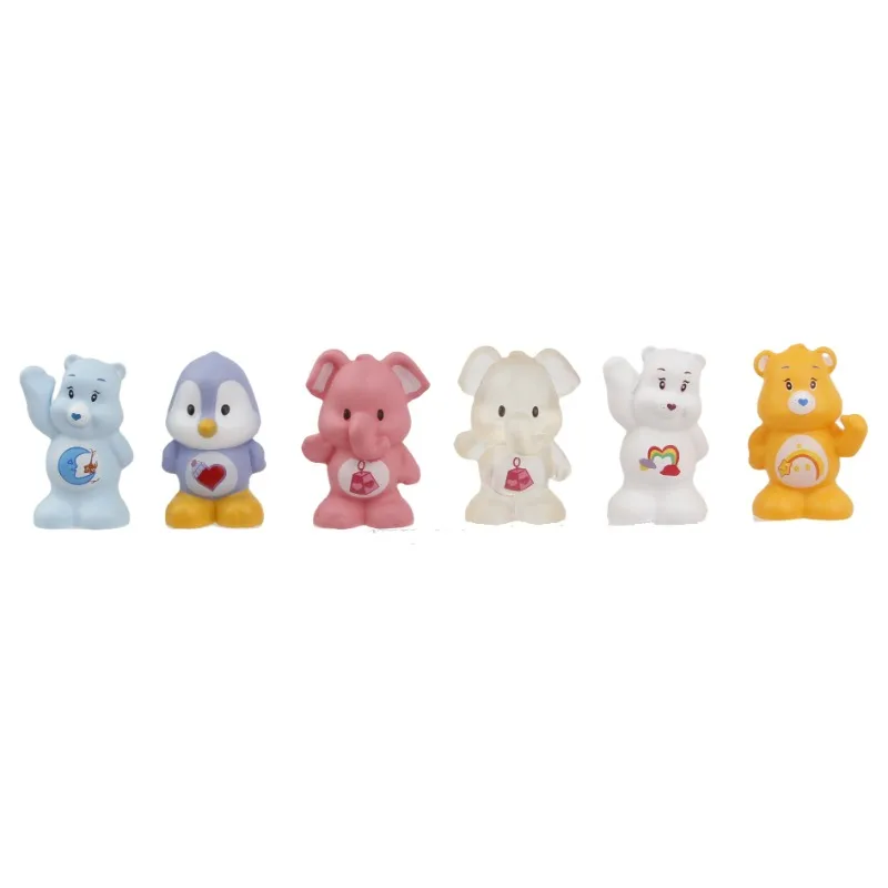 New 24Pcs Carebears Colorful Bear Plush Toy Doll Doll Pendant Baby Bear Peripheral Gift Cute Office Ornaments