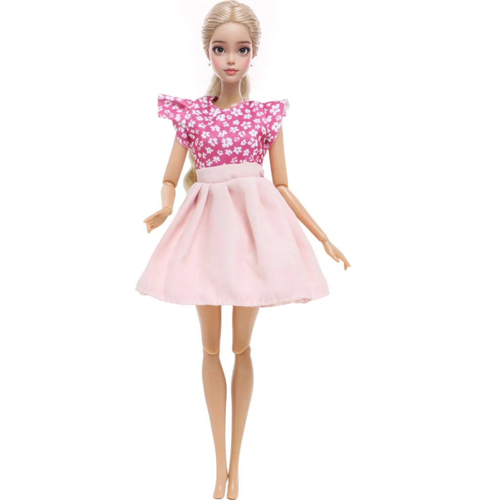 5 قطعة/المجموعة با دمية بي موضة ملابس دمى 11.5 ''فتاة دمية 30 سنتيمتر دمية فستان يوميا ثوب صغير شريط الاطفال ملحقات لعبة