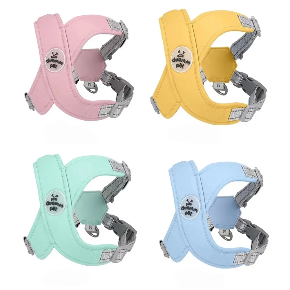 Dog Leash Vest Chest Strap Reflective and Breathable Chest Carrier Back Pet Traction Rope Dogs Leash For Outdoor