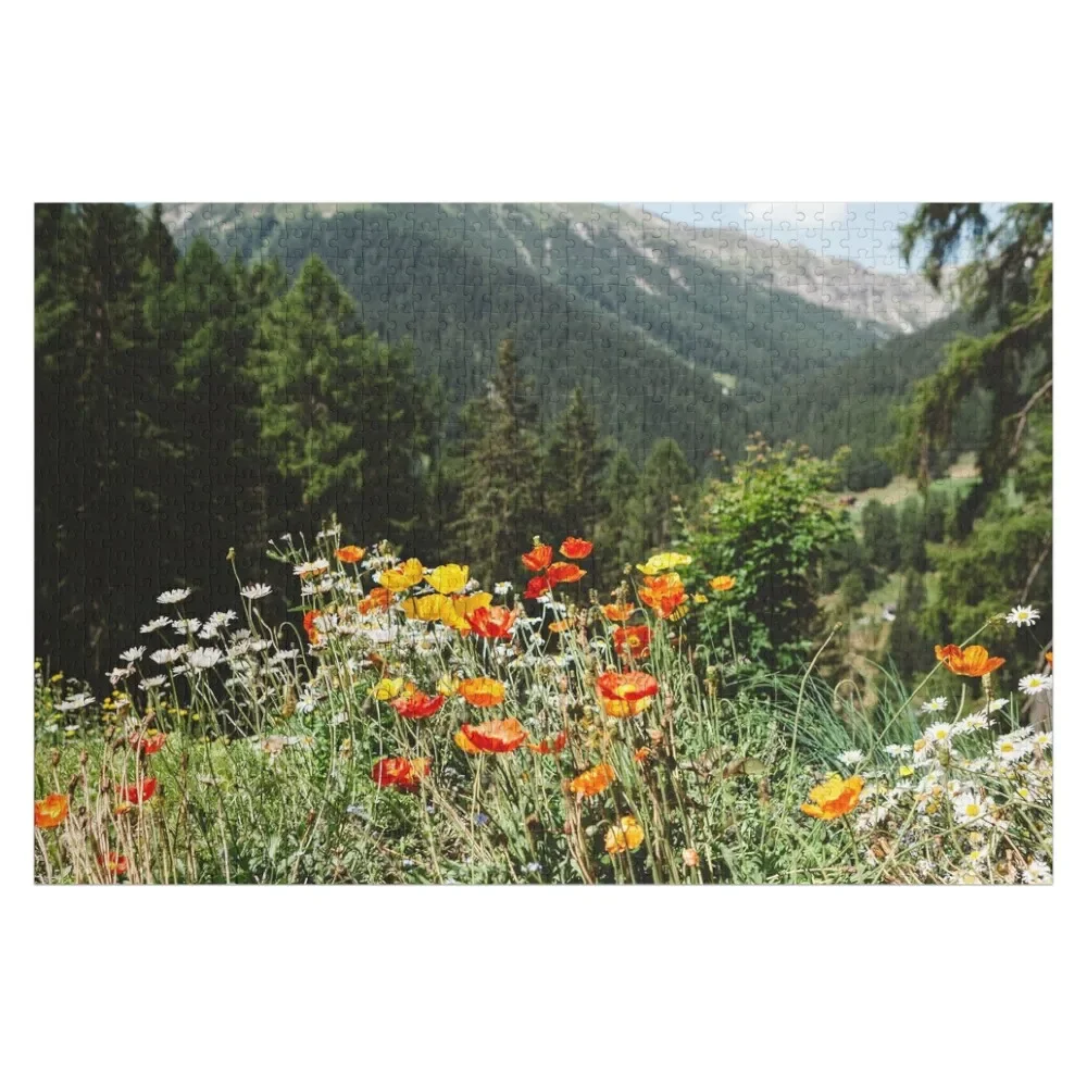 Mountain garden Jigsaw Puzzle Baby Wooden Custom Photo Custom Kids Toy Puzzle