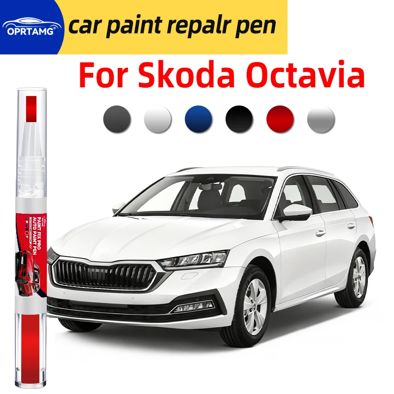 Paint pen touch up For Skoda Octavia 1996-2025 1U 1Z 5E car paint pen scratch repair detailing tools car accessories gadgets
