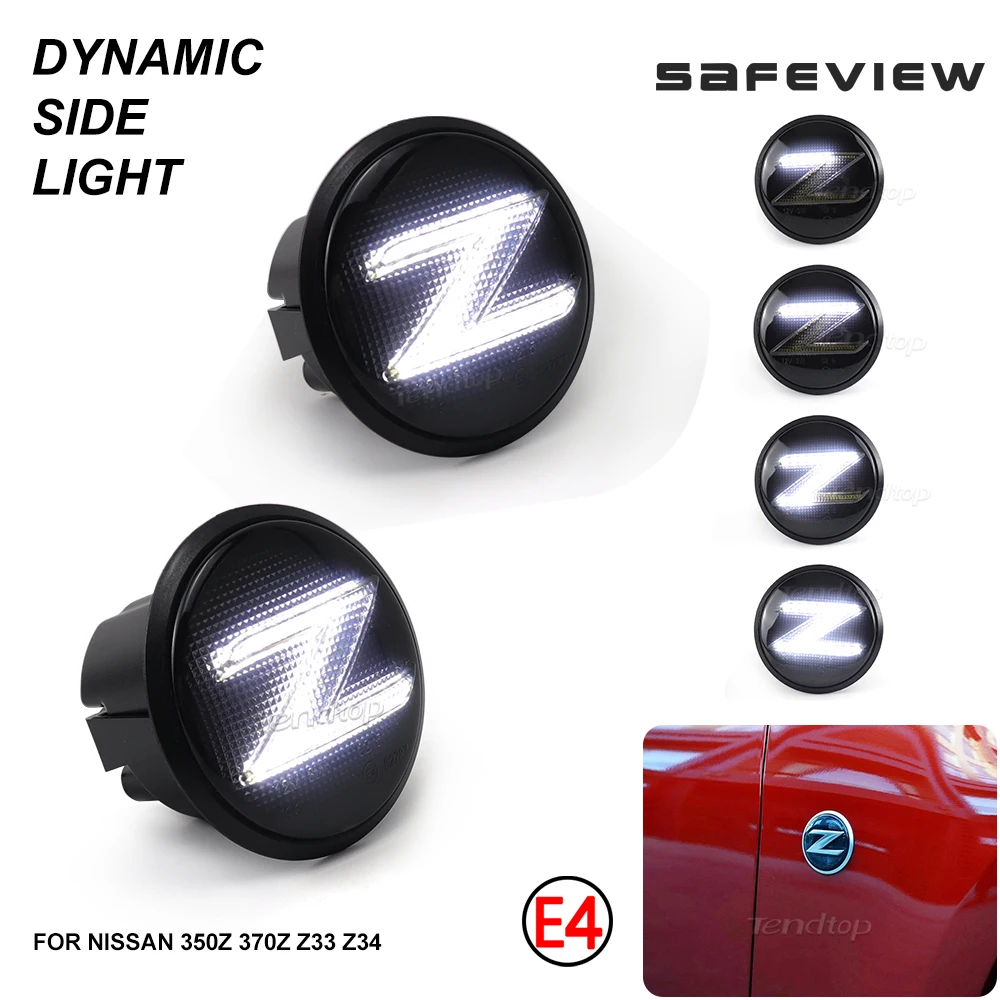 2x динамический светодиодный боковой габаритный фонарь, указатель поворота, парковочный фонарь для Nissan 370Z Coupe Nismo Roadster Fairlady Z Z34 2x динамический светодиодный боковой габаритный фонарь, указатель поворота, парковочный фонарь для Nissan 370Z Coupe Nismo Roadster Fairlady Z Z34