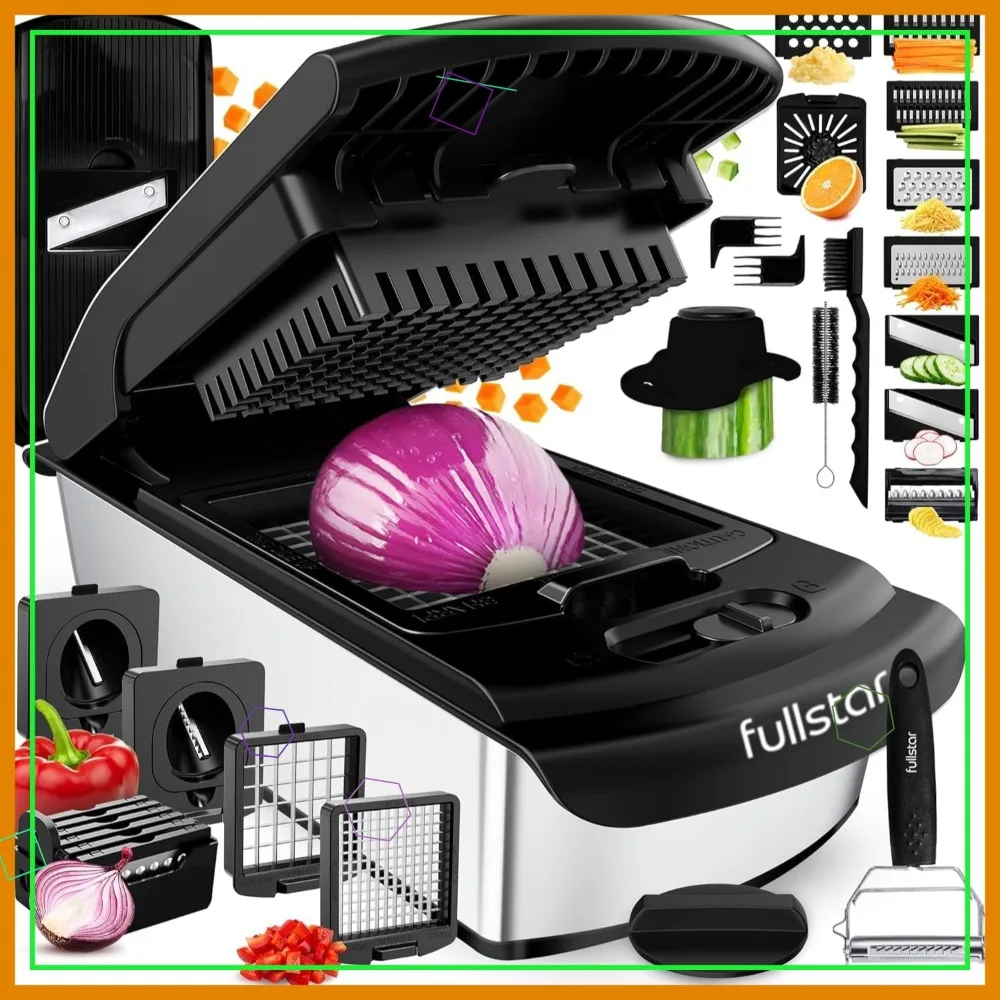 

Оригинальный Pro Chopper - овощерезка, спиралайзер и кухонный комбайн 14-в-1 с контейнером, кухонные гаджеты для дома.