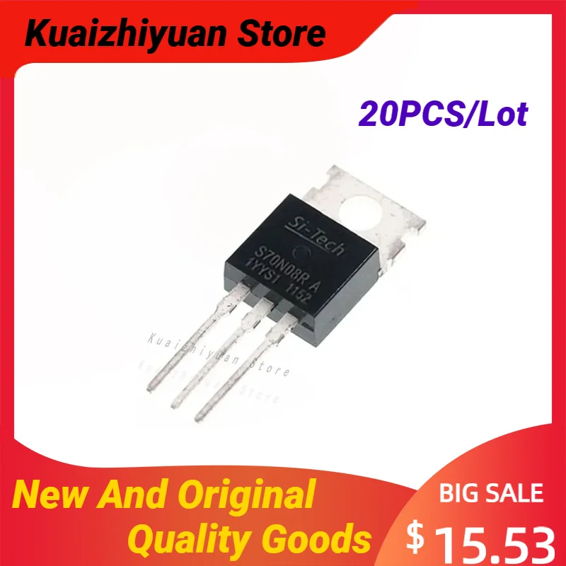 

20PCS/Lot New and Original S70N08R TO-220 Field-Effect Transistor Quality Goods