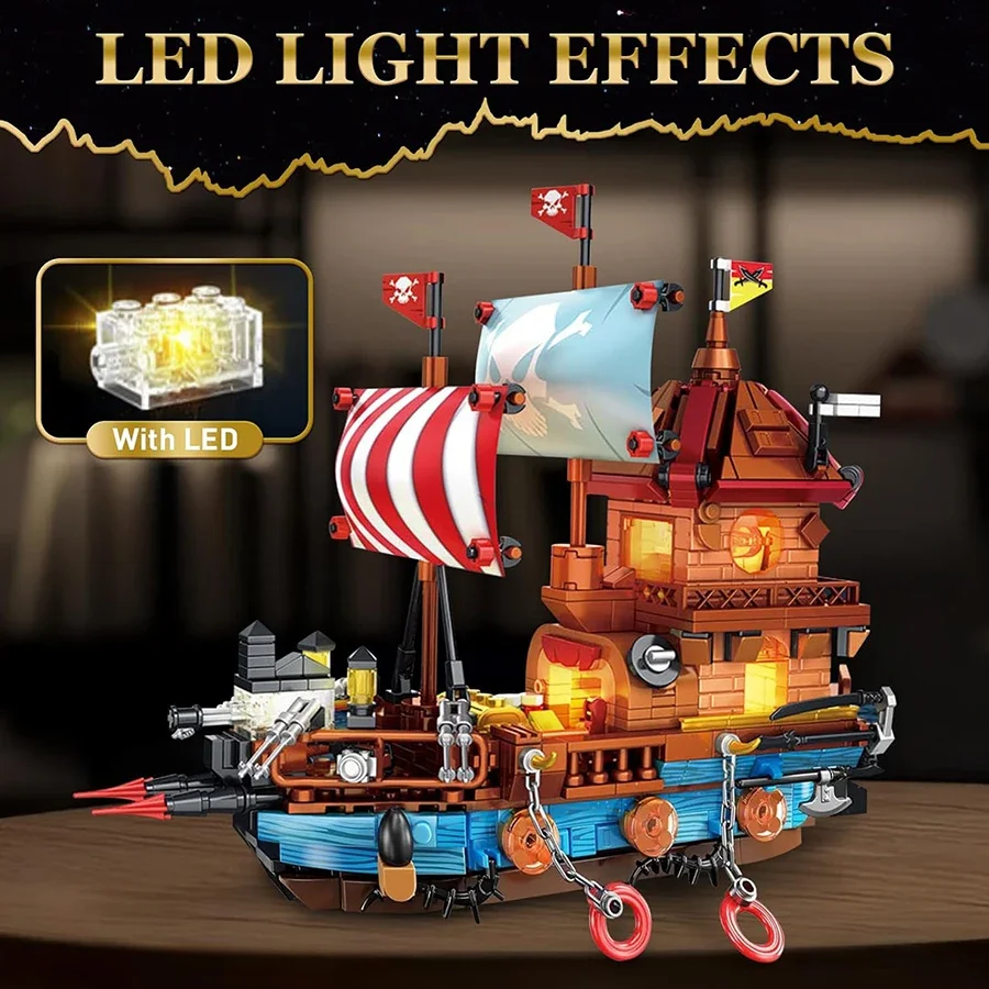 

Popular small pirate puzzle puzzle puzzle building block model, difficult to assemble toy for boys, compatible with LEGO