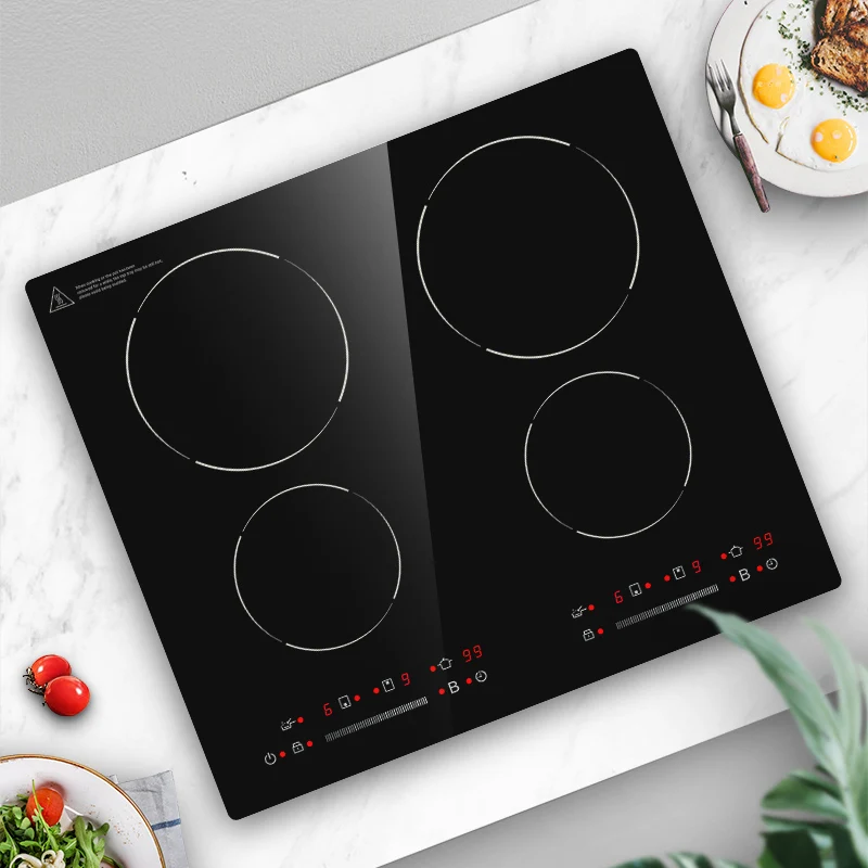 Wholesales High Quality Integrated Control Built-in 4 Burners Induct Stove for Kitchen Appliance