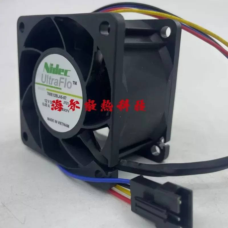 for NIDEC UITRAFLO T60E12BLA5-07 12VDC 0.55A Projector Cooling Fan Genuine Replacement Part