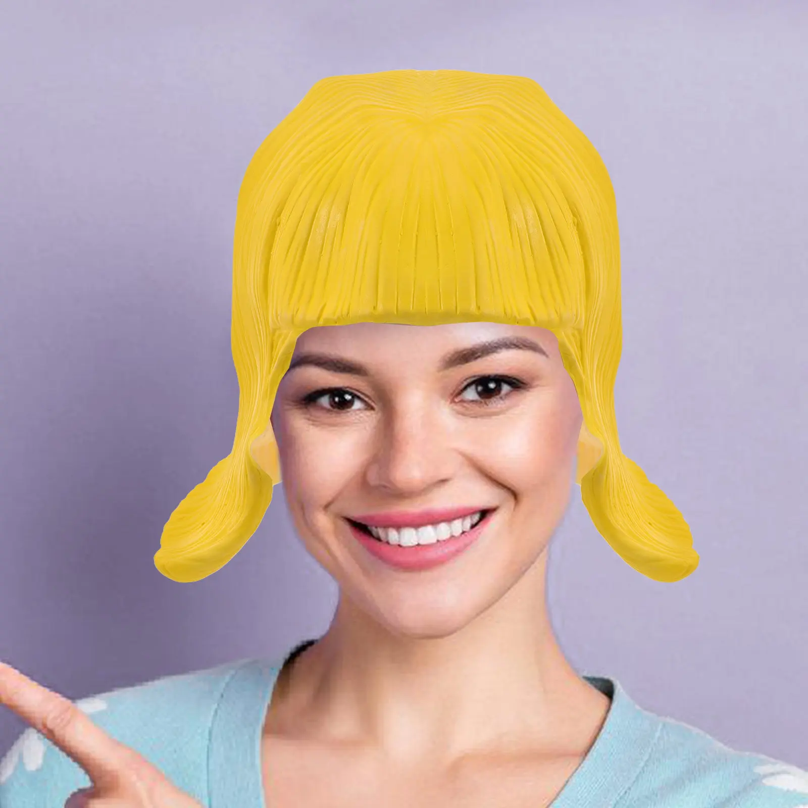 Cosplay Short Hair Character Headgear for Women Costume Party Halloween Trendy Short Style Headgear