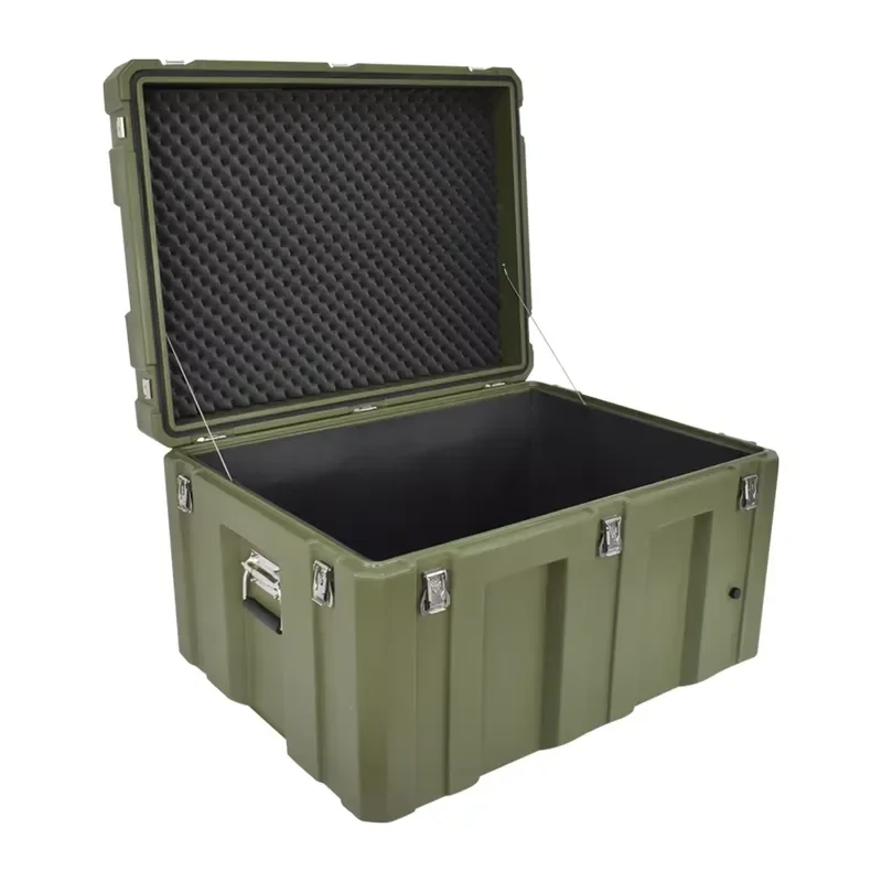 Customizable ODM IP65 Rotomolded Waterproof Eco-Friendly LLDPE Plastic Case Shockproof Outdoor Travel Cases Hiking Emergency