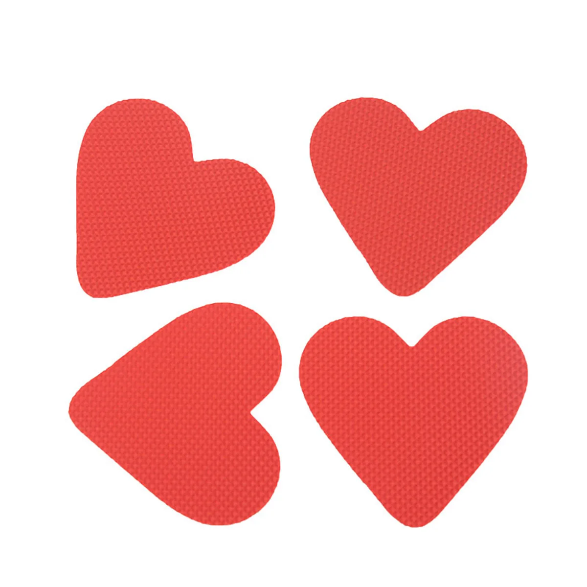 

High Heel Protectors Non-slip Stickers Sole Heart-shaped Red Shoe Grips Anti-slip Pads Miss
