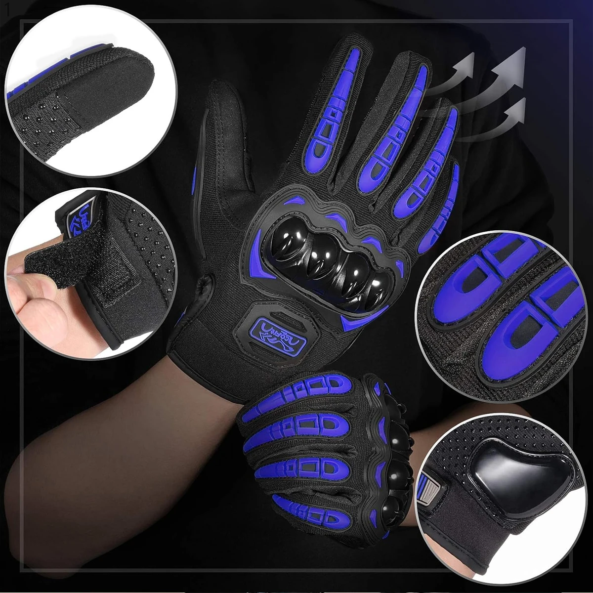Guantes de Motocicleta para Ho - Motorcycle Glove Knuckle reseña y precio