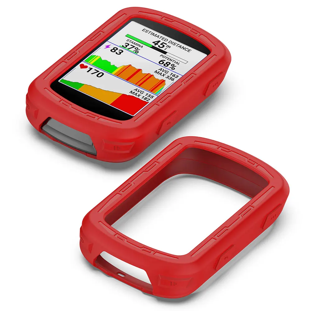 Für Garmin Edge Solar Schutzhülle Abdeckung 3 Stück Glas folien Fahrrad Fahrrad GPS Silikon Shell Protector edge540 edge840 – Detail 16