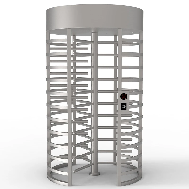 

Revolving Door for Sale High-security Applications 304 Stainless Steel Office Building Staff Card Swipe Full Height Turnstile