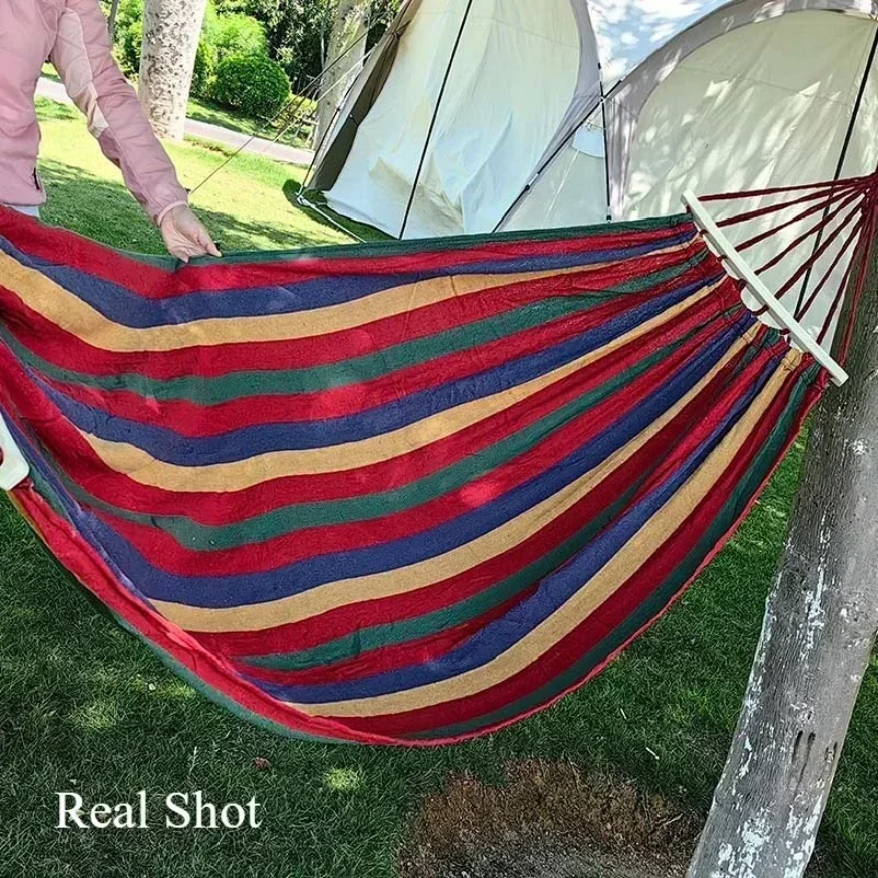 야외 캔버스 캠핑 해먹, 넘어짐 방지 휴대용 두꺼운 원 - Outdoor Camping Hammock 리뷰 및 가격