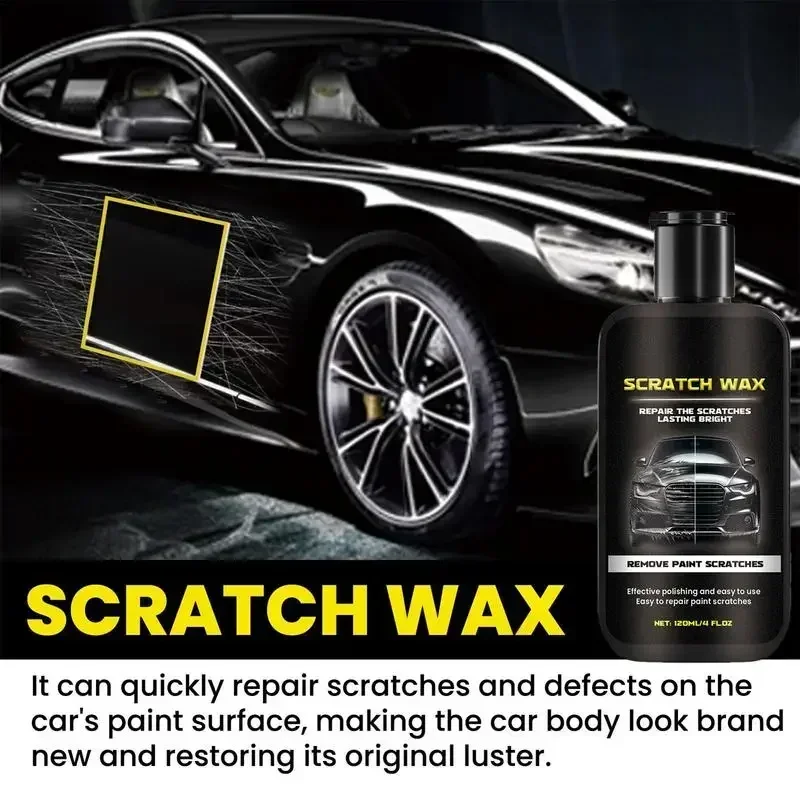 

Auto Swirl Remover Anti Scratch Auto Body Grinding Compound Wax with Wipe Cloth & Sponge Auto Care Wax Paint Scratch Care