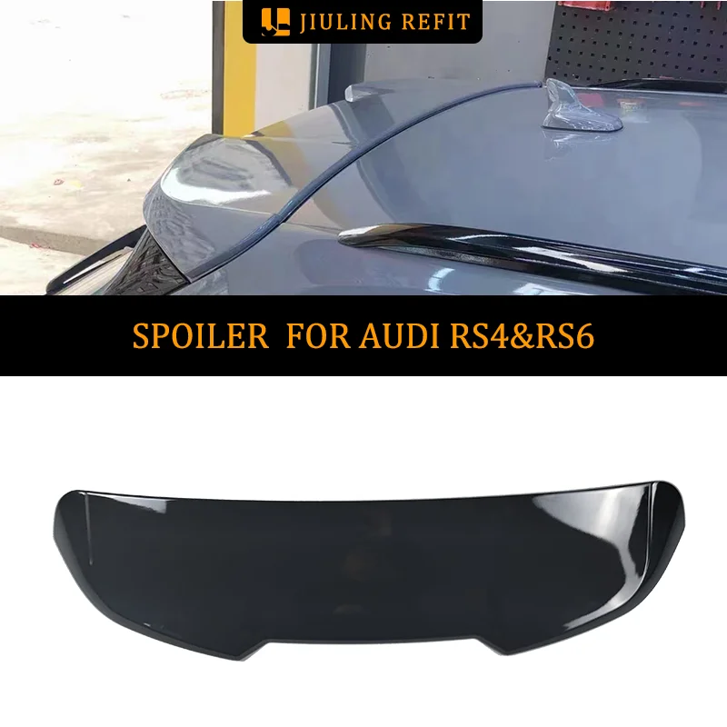 Sport-style RS-compatible spoiler for easy installation and enhanced vehicle dynamics  for A4 Avant&Allroad 2017-2024