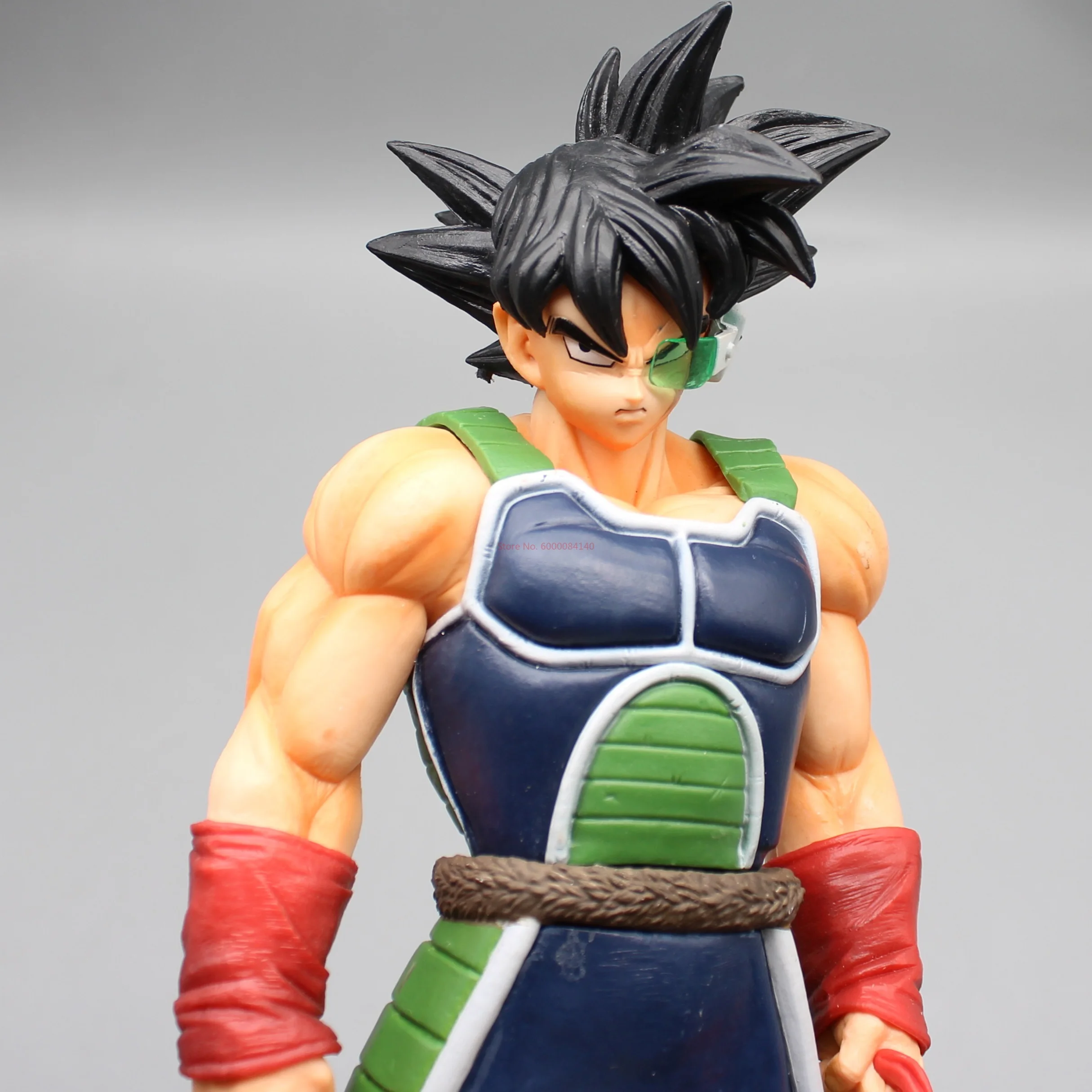 Figuras de Anime de Dragon Ball Burdock para niños, adorno de pelo negro de pie, Son Goku Saiyan, adornos coleccionables, juguete para regalo