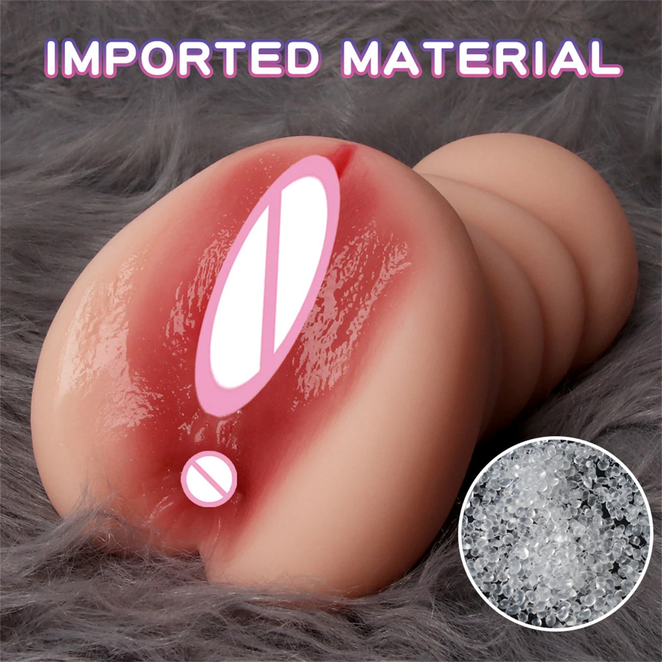 Male Masturbators Adult Sex Toys Penis Orgasm Training Men Stroker Tight Anus and Vagina Realistic Pocket Pussy Plump And Fleshy