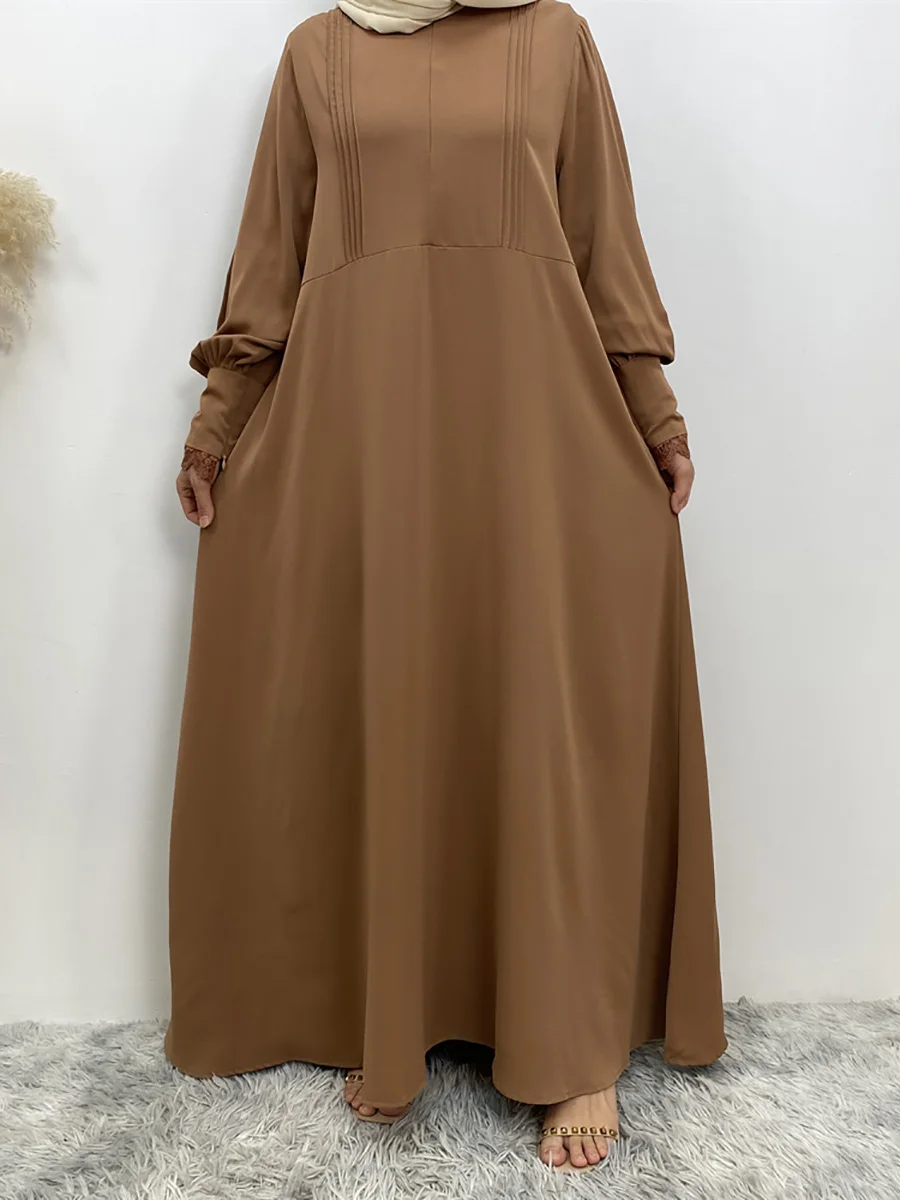 عباية تشاومينغ دبي Musulman De Mode فستان حجاب تركيا قفطان إسلامي ملابس إسلامية للنساء رداء متواضع قفطان ماروكين عيد 55