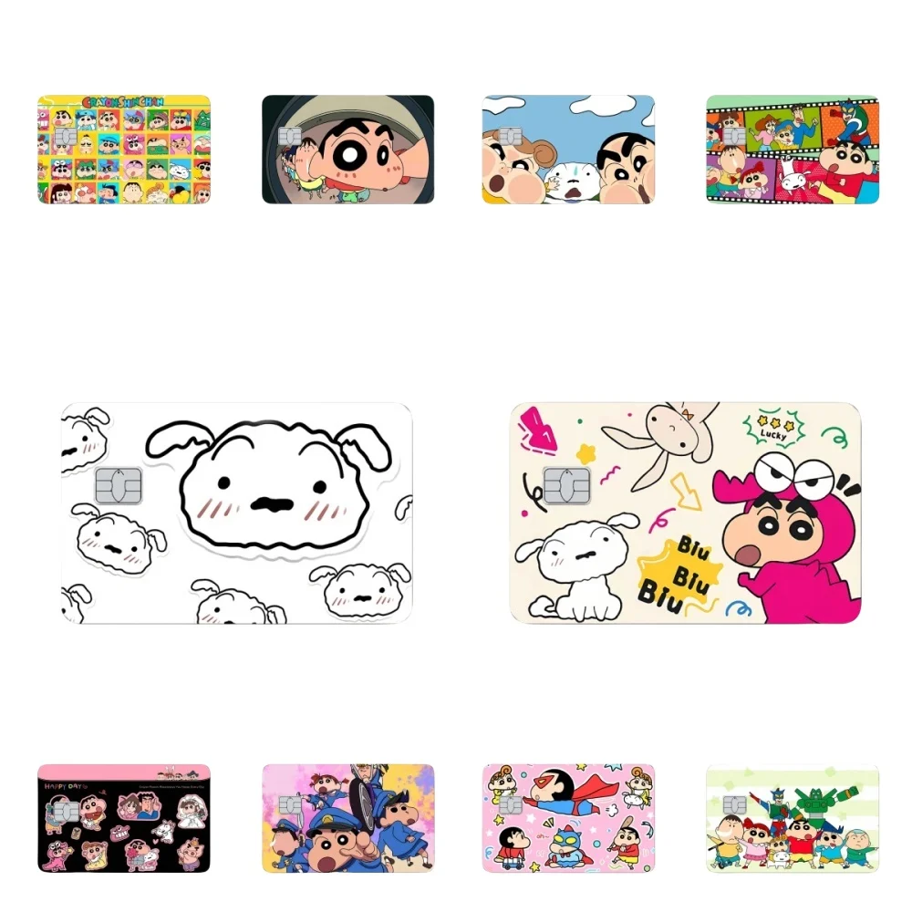 Heiße Schutzaufkleber im Crayon Shin-chan Design für Kreditkarten, Bankkarten, Ausweise und EC-Karten – Dekorative Aufkleber als Geschenk für Mädchen – Detail 1