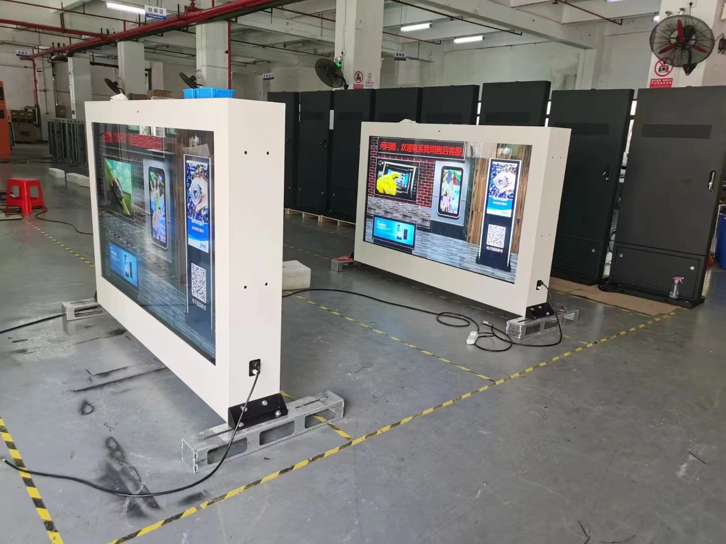 85 ''100 Inch Outdoor Reclame Lcd Display Wifi Digital Signage Outdoor Informatie Boards Kiosk