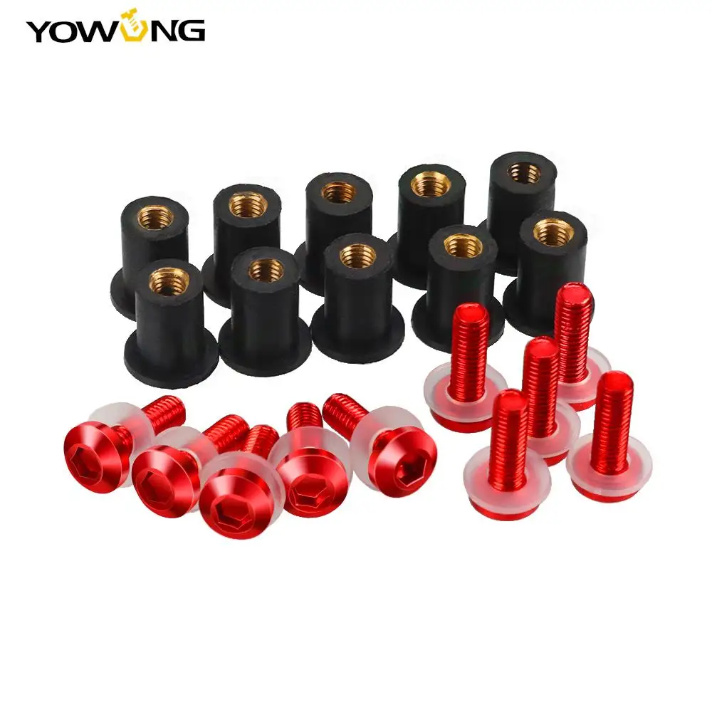 

For Honda M5 Windscreen Bolts Screws Kit CBR900RR 893/919 CBR900RR CBR929RR CBR954RR VTR 1000 RC51 VTR1000F VFR 750 800 VFR1200F