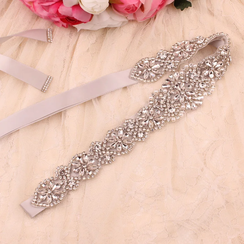 Ceinture en cristal pour femmes, accessoires de robe de mariée, ceinture de mariée en biscuits de kirchen, fournitures de mariage