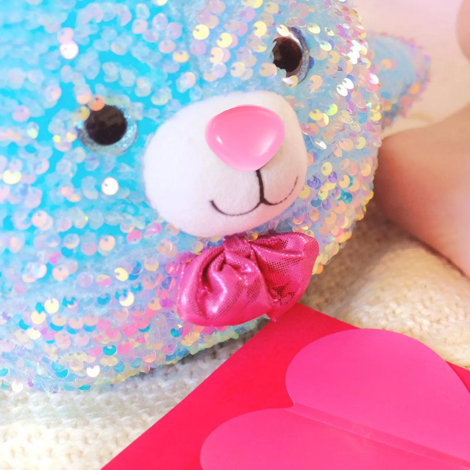 100個入り-ぬいぐるみ用安全鼻-プラスチック製クラフトアイ-diy手作り漫画動物アクセサリー-安全鼻-プラスチック製鼻