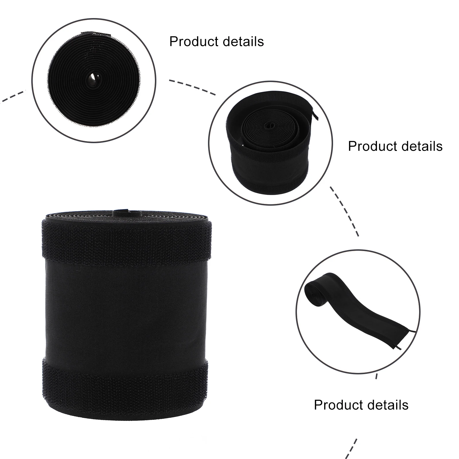 

3 Meters Cable Grip Strip with Hook and Loop Design Floor Cable Protector for Office Home Carpet Cord Management Tool