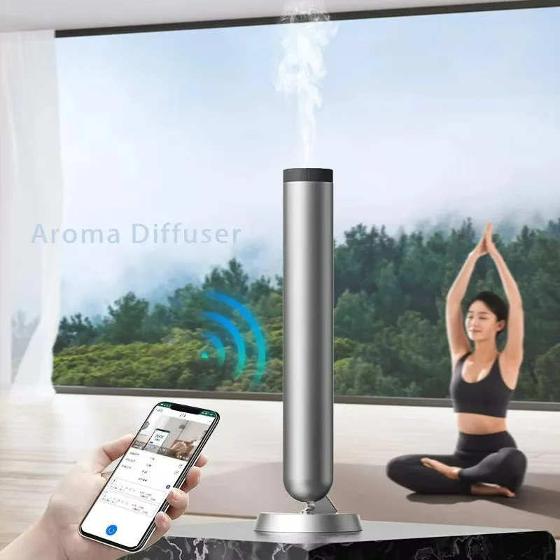 

Yoga Gym Wifi Scent Essential Oil Diffuser Machine Factory Supply Hotel Lobby Room Toilet Air Smart Aroma Diffuser