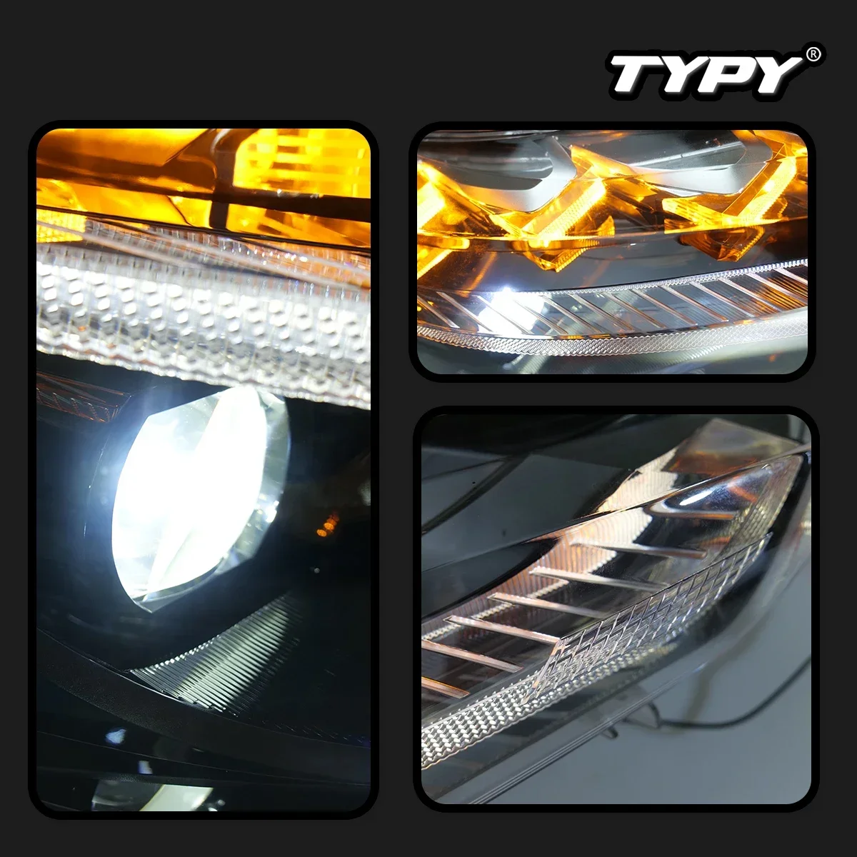 

TYPY новая светодиодная фара, обновленная, модифицированная для Toyota Corolla Cross 2020-2023, фара с динамическим сигналом, автоаксессуары