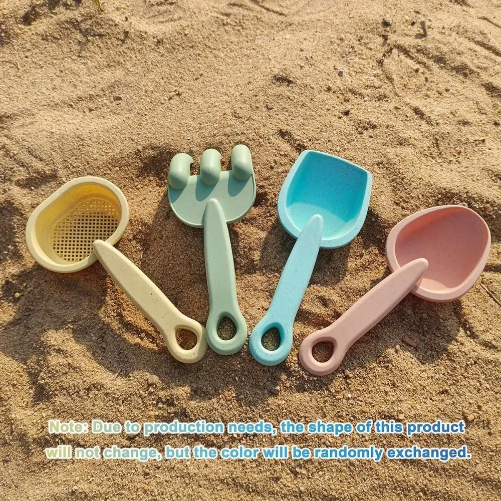 1 Set Beach Water Play Bucket Beach Sand Play Toys Plastic Shovel Beach Bucket Toys Portable Lightweight Beach Play Toys Kids