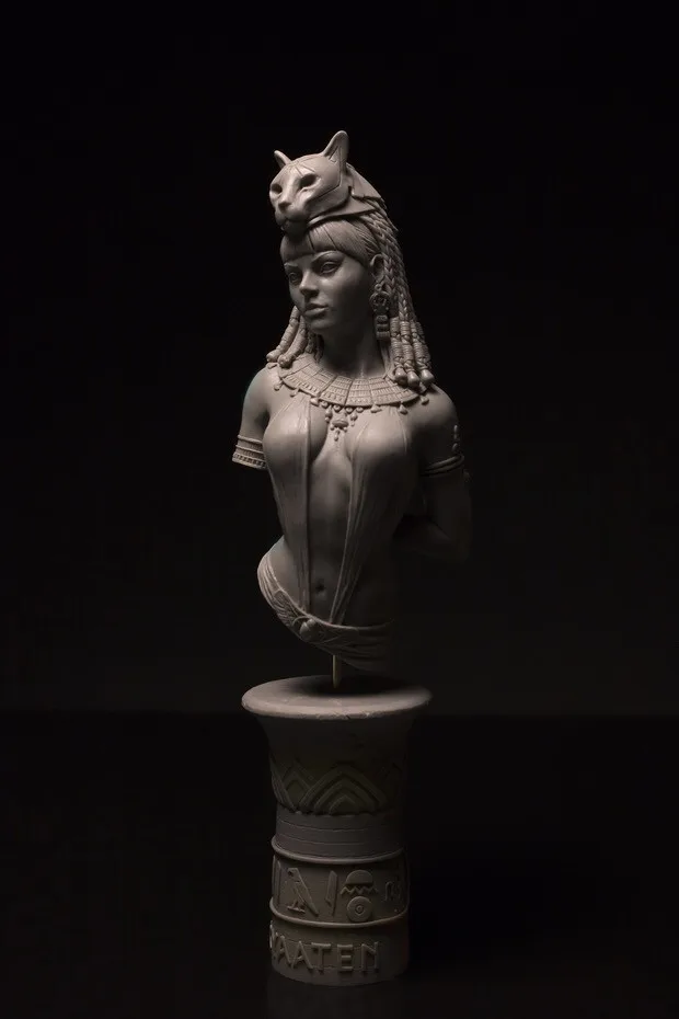 1/10 Scale Resin Figure  Cleopatra Bust Modelling Unpainted